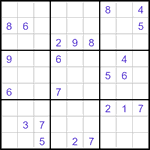 Судоку-отшельники 9х9 #45 средний Судоку-отшельники 9х9 #45 средний