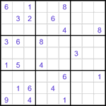 Судоку-отшельники 9х9 #50 трудный