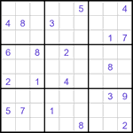Судоку-отшельники 9х9 #41 очень трудный Судоку-отшельники 9х9 #41 очень трудный