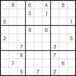 Судоку-отшельники 9х9 #45 очень трудный Судоку-отшельники 9х9 #45 очень трудный