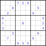 Судоку-отшельники 9х9 #49 очень трудный