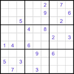 Судоку-отшельники 9х9 #50 очень трудный