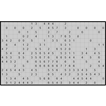 Японская мозаика #3609 “Цыпленок”