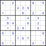 Судоку 9х9 #3453 легкий