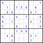 Судоку 9х9 #3470 легкий