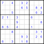 Судоку 9х9 #3480 легкий