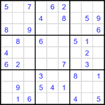 Судоку 9х9 #3493 легкий