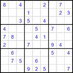 Судоку 9х9 #3424 средний