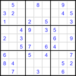 Судоку 9х9 #3426 средний