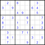 Судоку 9х9 #3432 средний