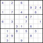 Судоку 9х9 #3435 средний