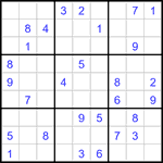 Судоку 9х9 #3436 средний