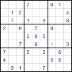 Судоку 9х9 #3437 средний