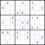 Судоку 9х9 #3438 средний