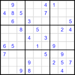 Судоку 9х9 #3440 средний
