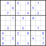 Судоку 9х9 #3441 средний