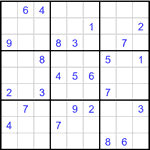 Судоку 9х9 #3449 средний