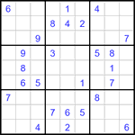 Судоку 9х9 #3455 средний