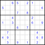 Судоку 9х9 #3457 средний
