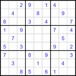 Судоку 9х9 #3463 средний