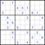 Судоку 9х9 #3469 средний