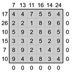 Кросс-число 6х6 #2 легкий