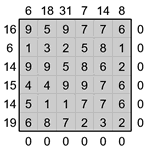 Кросс-число 6х6 #4 легкий