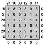 Кросс-число 6х6 #7 легкий