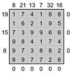 Кросс-число 6х6 #3 средний