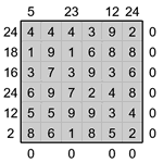 Кросс-число 6х6 #7 средний