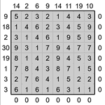 Кросс-число 8х8 #3 легкий