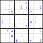 Судоку 9х9 #3446 очень трудный