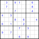 Судоку 9х9 #3448 очень трудный