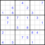 Судоку 9х9 #3453 очень трудный