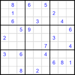 Судоку 9х9 #3458 очень трудный