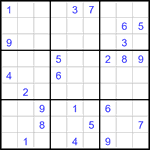 Судоку 9х9 #3465 очень трудный