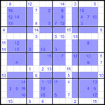 Виндоку 16х16 #23 средний