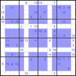 Виндоку 16х16 #17 трудный