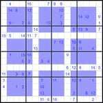 Виндоку 16х16 #19 трудный