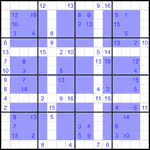 Виндоку 16х16 #25 трудный