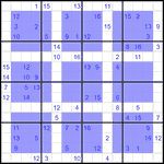 Виндоку 16х16 #19 очень трудный