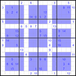 Виндоку 16х16 #21 очень трудный