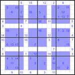 Виндоку 16х16 #23 очень трудный