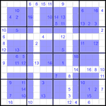 Виндоку 16х16 #24 очень трудный