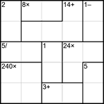 Кендоку 5х5 #2 трудный