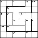 Кендоку 6х6 #2 трудный