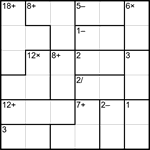 Кендоку 6х6 #6 трудный