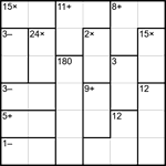 Кендоку 6х6 #9 трудный