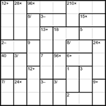 Кендоку 8х8 #1 трудный