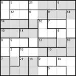 Судоку-убийца 8х8 #18 средний